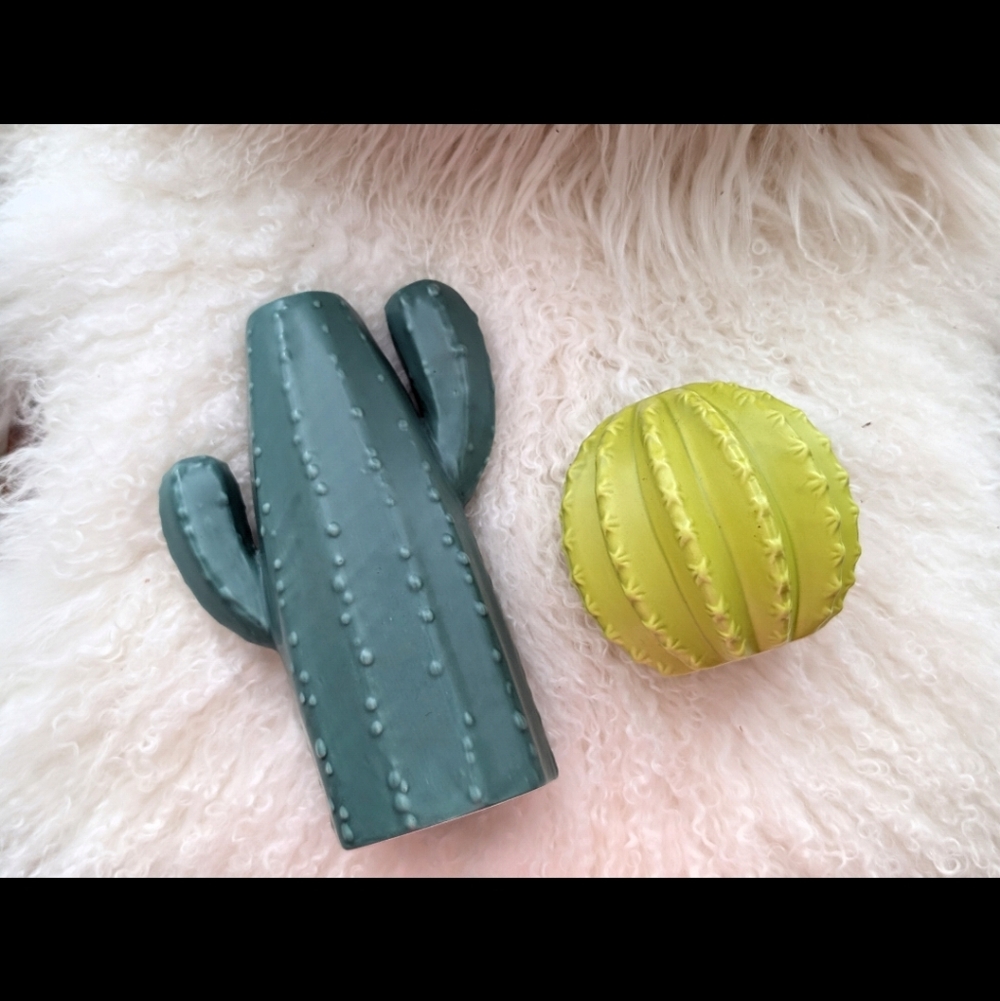 Cactus Vase Indigo - Green and Yellow Green Collection